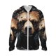 thumbnail image 1 of Balery Urban Bear With Headphones Sudadera ligera de manga larga con capucha y protección solar UPF 50+ para hombre y mujer, ideal para pesca y running-X-Large, 1 of 7