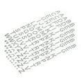 thumbnail image 2 of 5 Sheets Acrylic Diamond Alphabet Stickers Self-Adhesive Pretty Alphabet Sticker, 2 of 7