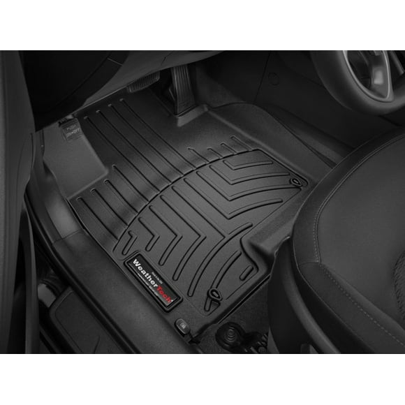 Weathertech Floor Liner 446451 FloorLiner; Molded Fit; Black; Thermoplastic Polyolefin TPO Vacuum Formed Material; 2 Piece