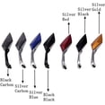 thumbnail image 2 of Universal Motorcycle Rear View Mirror 8/10Mm Motorbike Diamond Rear Mirror For Street Bike Sport Bike Scooter Cruiser Carbon Black, 2 of 5