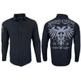 thumbnail image 2 of Xtreme Couture by Affliction Men's Button Down Shirt Rain, 2 of 8