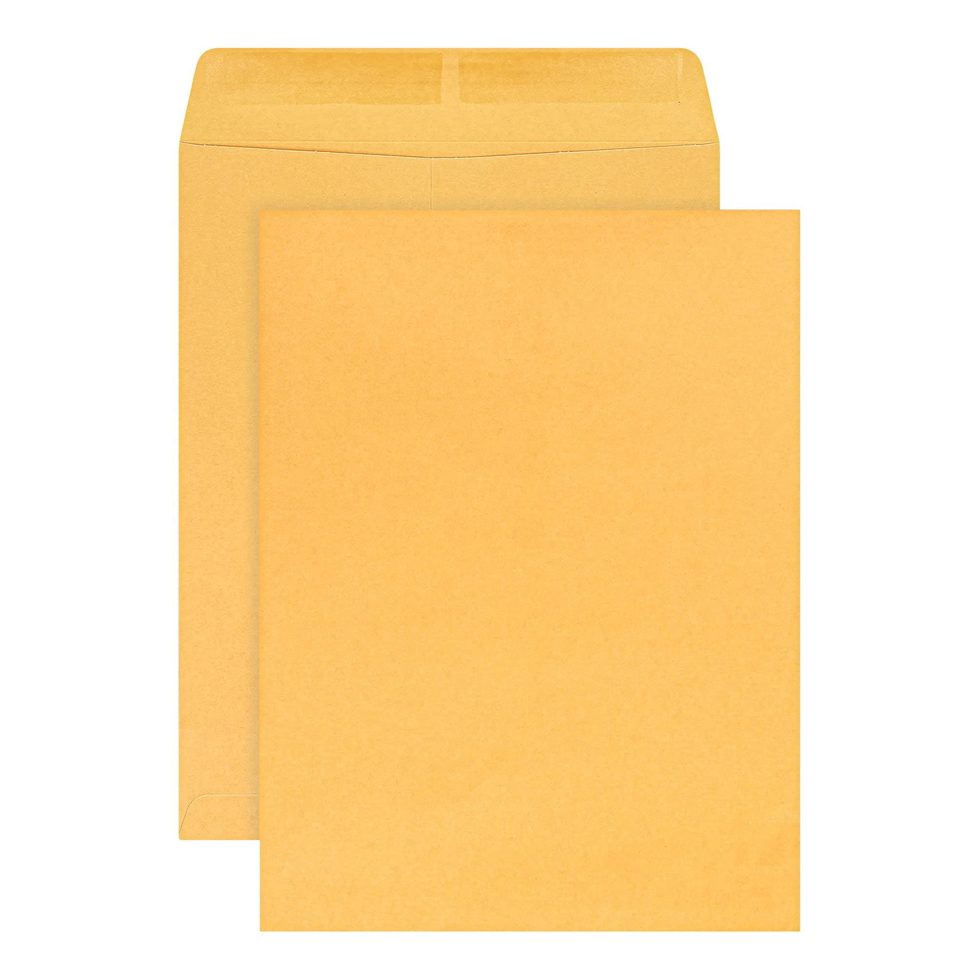 Office Depot Large Format Open-End Kraft Envelopes, 9in. x 12in., Brown, Pack Of 250, 77673