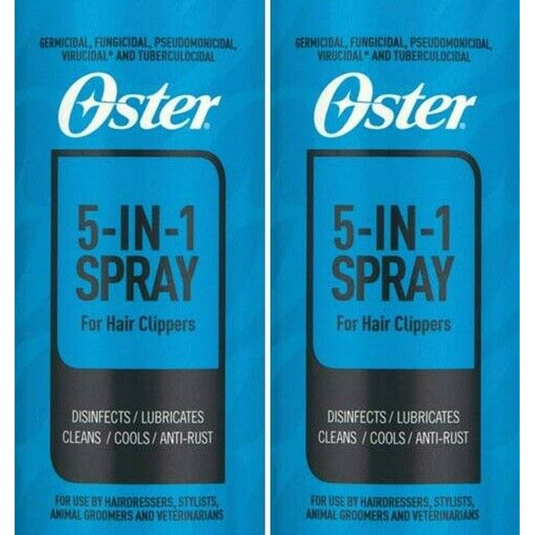 Oster WASH Dip&5 in 1 Coolant SPRAY LUBRICANT CLIPPER BLADE CARE CLEANING  KIT