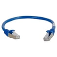thumbnail image 4 of C2G 10ft Cat6 Snagless Shielded (STP) Ethernet Network Patch Cable - Blue - patch cable - 10 ft - blue, 4 of 9