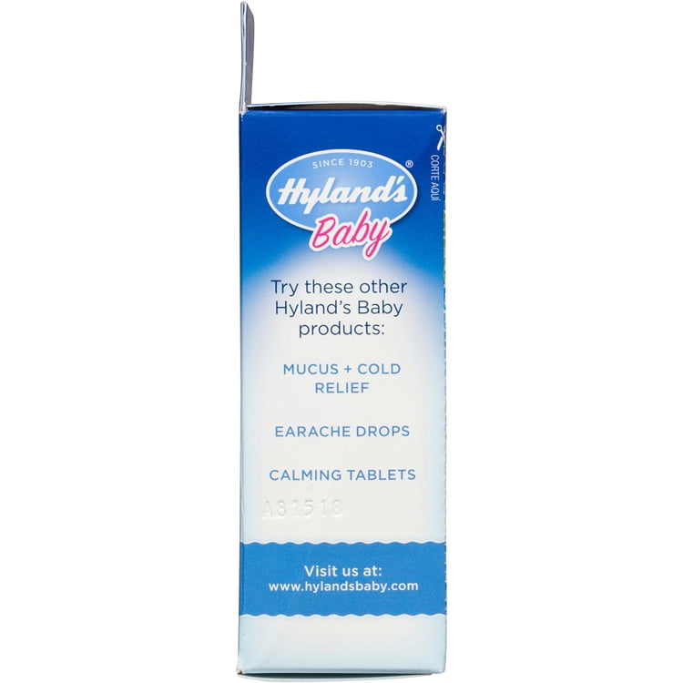 hyland's baby nighttime