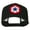 Black, variant on WWII Army Service Forces Patched Mesh Back Cap - Red OSFM