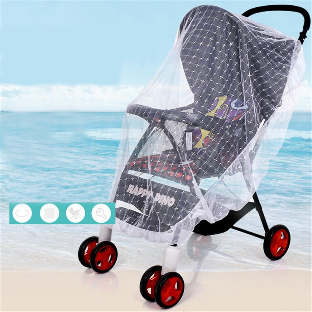 neneleo Baby Stroller Mosquito Net Ultra-Thin Breathable Fully Covered Infant Cart Net Crib Net 