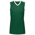 thumbnail image 2 of Augusta Sportswear Womens Rover Jersey L Dark Green/White, 2 of 5