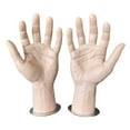 thumbnail image 2 of 2pcs Male Hand Mannequin Realistic Fake Hands Magnetic PVC Display for Halloween Prank Cosplay Store Use, 2 of 8