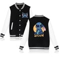 thumbnail image 1 of Chaqueta de béisbol de Lilo Stitch para hombres y mujeres, Sudadera con capucha de los años 90, Y2k, niños, niñas, chaquetas Harajuku, ropa de calle, abrigos universitarios, 1 of 4