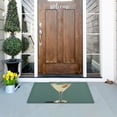 thumbnail image 5 of Yayeee Doormat for Indoor Entrance 32" x 20" Non Slippery Floor Rug, Beige Martini, 5 of 8