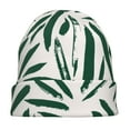 thumbnail image 7 of Gaeub Palm Branch With Leaves Print Beanie Hats for Men Women,Winter Caps,Knit Cuffed Beanie,Cuffed Cap,Great for Winter Activities, 7 of 7