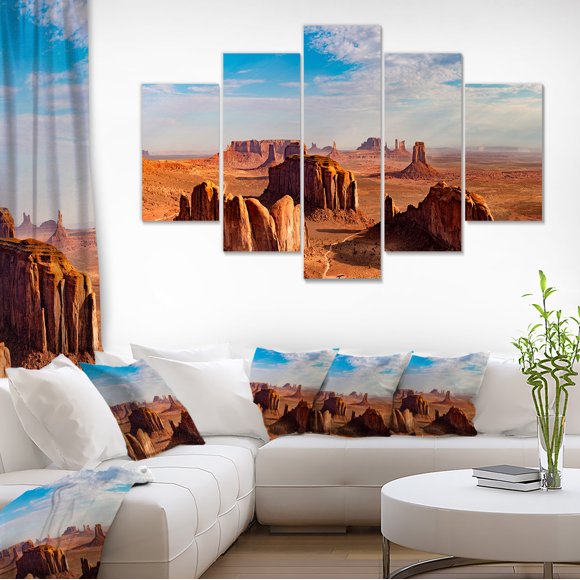 Monument Valley Aerial Sky View - Landscape Print Wall Artwork