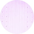 thumbnail image 1 of Ahgly Company Indoor Round Solid Purple Modern Area Rugs, 4' Round, 1 of 4