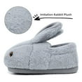 thumbnail image 7 of LNMQLPDBS Toddler Slippers Boy and Girl Bunny Slippers Plush Cute Non-Slip Warm Winter Shoes Suitable for indoor and outdoor Kids Slippers Grey, 7 of 7