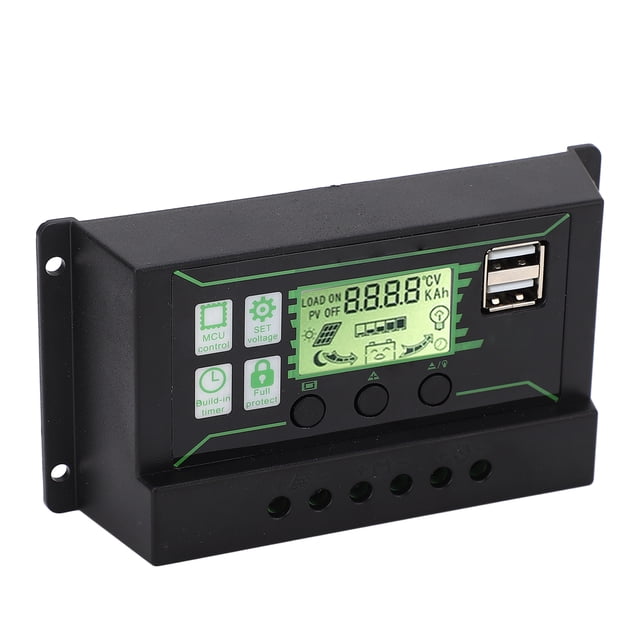 Regulador de panel solar Bling Bling Controlador de carga solar PWM 20 A