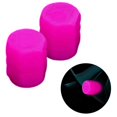 thumbnail image 1 of Maoww 2x Car Valve Caps Covers Luminous for Universal Cars Electric Vehicle Pink, 1 of 6