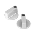 thumbnail image 1 of Universal Cooktop Knobs, 2Pcs 6mm Cooker Oven Cooktop Metal Switch Control Stove Knob  For Home Kitchen Gas Stove, 1 of 8