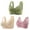 Army Green 16, variant on XuJwPNcy 3 Pack Snap Closure Bras for Women Push up Everyday Bras No Underwire Adjustable Strap Closing Bra