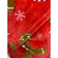 thumbnail image 6 of Fuzzy Christmas Pajama Pants Women Men Flannel Xmas Pjs Pants Pajama Bottom Couples Matching Lounge Costume Gifts,Red, 6 of 9