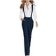 thumbnail image 3 of TaTaai Women Solid Color Loose Fit Jumpsuit Overalls Long Pants Zipper Detail Casual Style Lightweight Breathable Machine Washable No Fading Daily Street Wear Gift, 3 of 9