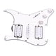thumbnail image 2 of Pastillas Pickguard precableadas para guitarra eléctrica cargada de 11 orificios Hsh White Hugo Pastillas de golpeador de guitarra eléctrica cargadas precableadas 11 agujeros HSH blanco, 2 of 10
