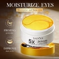 thumbnail image 1 of Sadoer 24k Gold Collagen Eye Mask (Foreign Edition) 80pcs/100g, 1 of 9