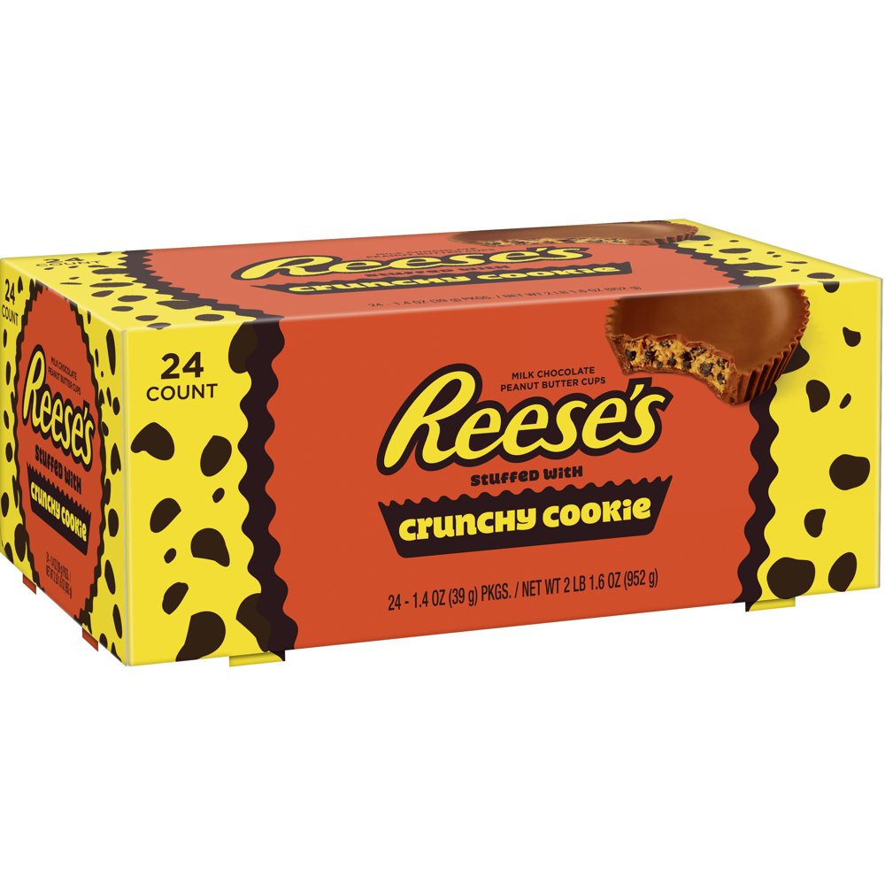 Reese's Stuffed With Crunchy Cookie, Peanut Butter Milk Chocolate Candy