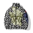 thumbnail image 3 of Ropa cómoda y cálida para hombre Chaquetas modernas y versátiles Abrigos para hombre con estampado personalizado de mariposas Impresión digital 3D, 3 of 4