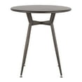 thumbnail image 5 of Clara Industrial Round Dinette Table in Antique Metal by LumiSource, 5 of 7