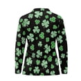 thumbnail image 3 of Uorisanigo Cute Three-Leaf Womens Long Sleeve Golf Shirt Size XL Casual Fashionable Athletic Polo Workout Tops Versatile Quarter Zip Pullover for Women, 3 of 7