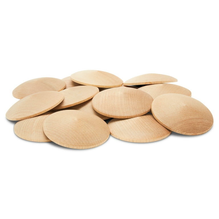 Wood Circles 12 inch, 1/4 Inch Thick, Birch Plywood Discs, Pack of 25  Unfinished Wood Circles for Crafts, Wood Rounds by Woodpeckers