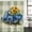 SteelBlue Yellow LightGreen, variant on Blue Truck Yellow Sunflower Shower Curtain Set - Small 36" x 72" Washable Bathtub Curtain with 12 Hooks, Teal Plaid Vintage Summer Waterproof Fabric Stall Shower Curtains for Bathroom/Bathtub Décor