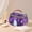 Purple, variant on Retro Vanity Bag Large Capacity Makeup Organizer for Women Transparent Toiletry Bag Portable Storage Travel Cosmetic Bag
