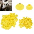 thumbnail image 4 of Livestock Ear Tag, Long Term Use Convenient Excellent Toughness Sturdy Animal Round Ear Tags Easy To Distinguish  for  for Sheep for  Green,Yellow,Orange, 4 of 7