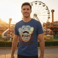 thumbnail image 4 of Star Wars T-Shirt Men's The Mandalorian Grogu Starry Night Short Sleeve Tee, 4 of 5