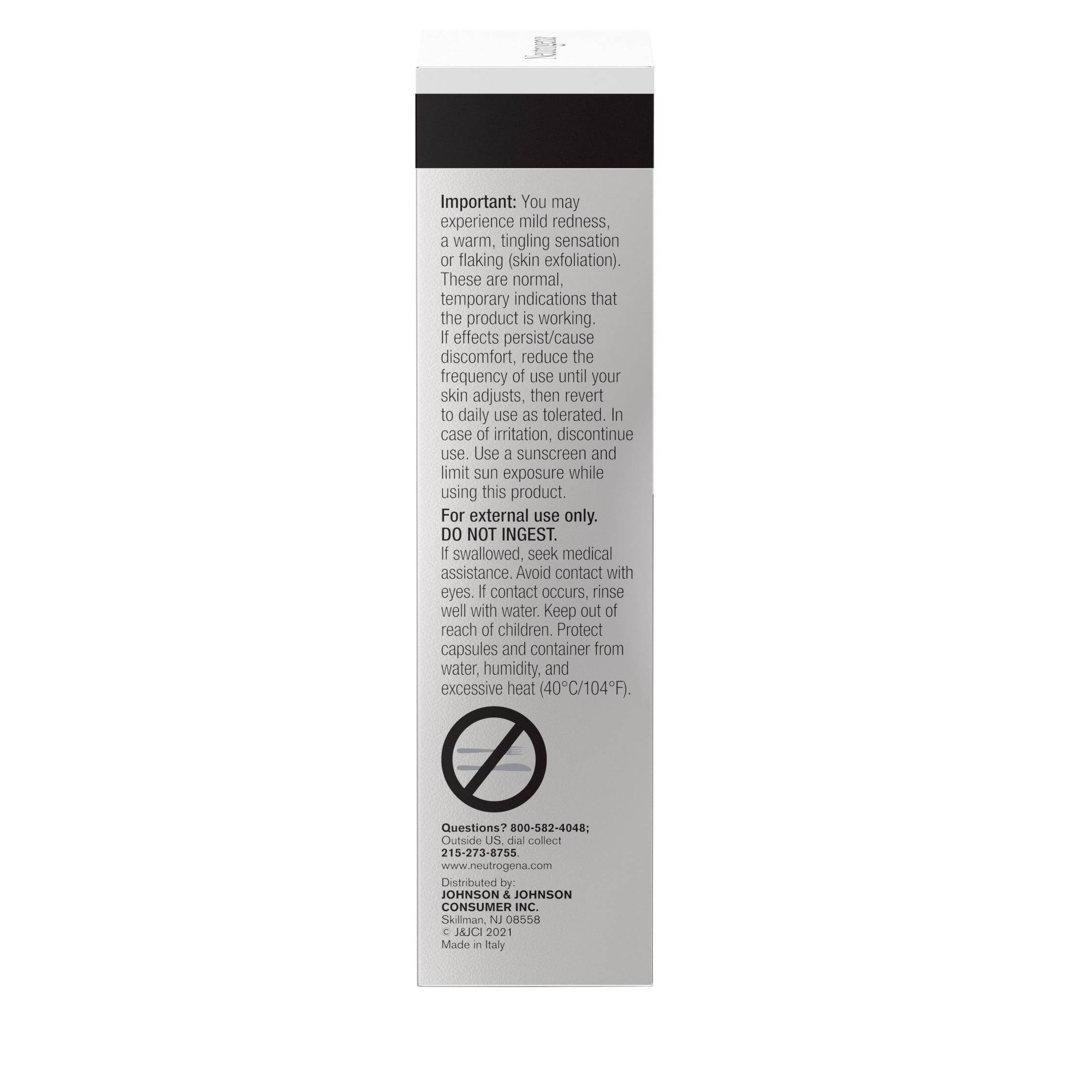Neutrogena Rapid Wrinkle Repair Retinol Face Serum Capsules, 30 Ct