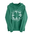 thumbnail image 2 of Up to 65 off!Lolmot St Patrick's Day Hoodies for Women Fleece Lined Pullover Sweater Irish Shamrock St. Patty Shirts Holiday Long Sleeve Hooded Sweathirts Spring Green Tops, 2 of 5