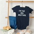 thumbnail image 6 of I'm the Big Brother Siblings Bodysuit Jumper Boys Infant Baby Brisco Brands NB, 6 of 7