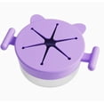 thumbnail image 1 of 1 unidad - Recipiente de silicona for snacks con tapa antiderrames, vaso desmontable de acero inoxidable for snacks de bebé, 1 of 2