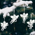 thumbnail image 6 of Angel Christmas Ornaments,4pc Angel Christmas Decorations Ornaments,Glass Angel Ornaments Xmas Tree Decorations Rustic Hanging Ornaments Farmhouse, Glass Prayer Guardian for Christmas Decorations, 6 of 6