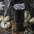 thumbnail image 2 of Halloween Tumbler with Lid and Straw 40oz,5D Black Gothic Bats Vacuum Insulated Leak Proof Tumbler,Goth Cute Spooky Gift Women Girls,Fall Thanksgiving Accessories Stainless Steel Coffee Cup, 2 of 6