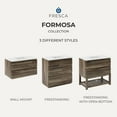 thumbnail image 2 of Fresca Fcb3124-Cwh-U Formosa 24" Wall Mounted Single Basin Vanity Set - Wood, 2 of 7