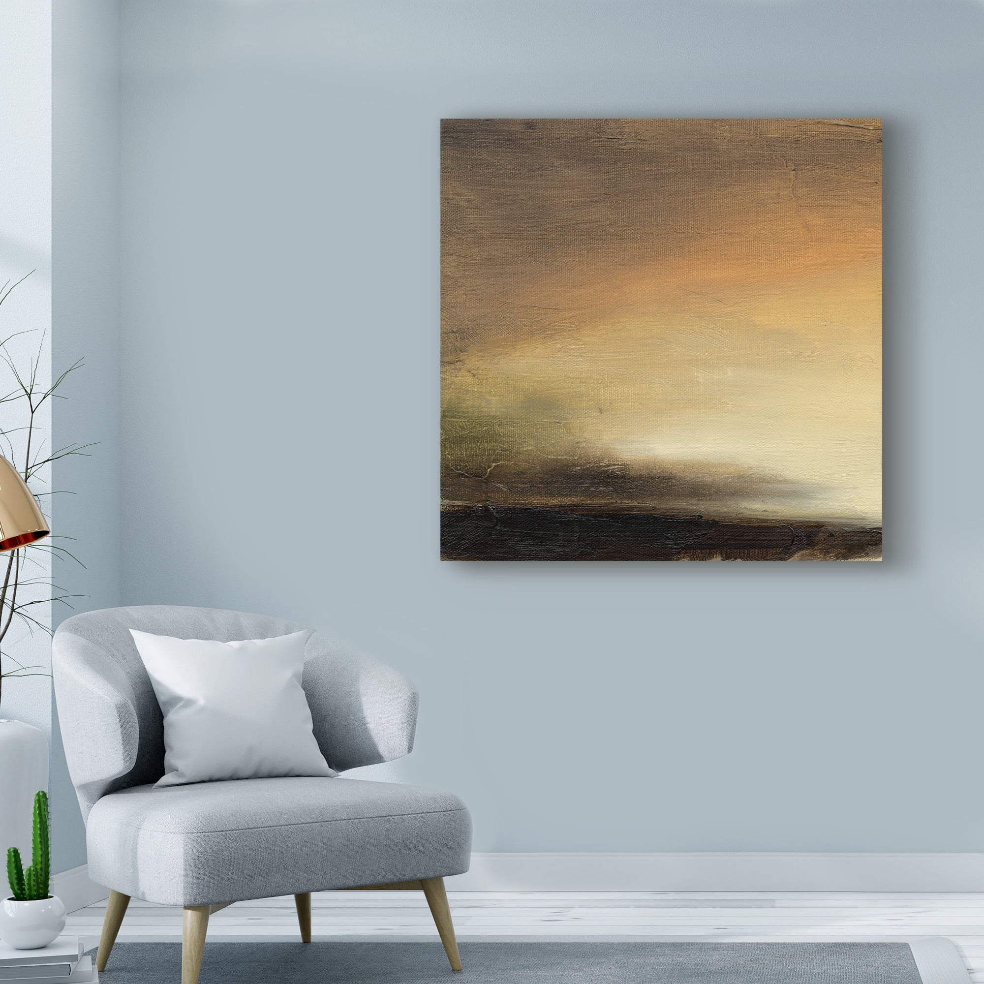 Trademark Fine Art 'Abstract Horizon VIII' Canvas Art by Ethan Harper