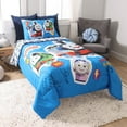 thumbnail image 1 of 4 Piece Twin Bedding Set, Thomas the Tank, Includes Soft Reversible Comforter, Fitted Sheet, Flat Sheet, Pillowcase, 1 of 9