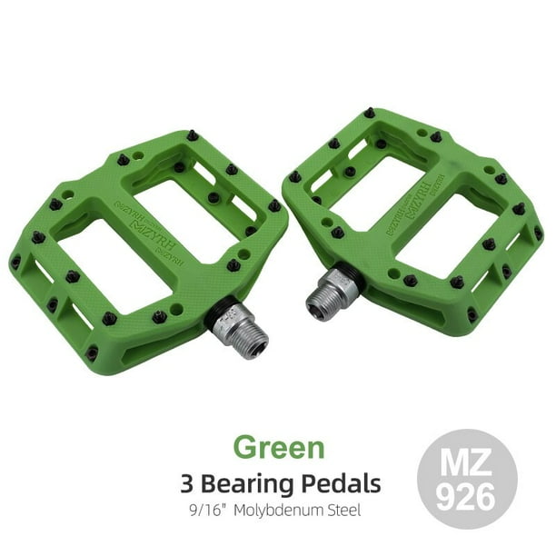 Pedal de bicicleta MZYRH antideslizante ultraligero de nailon MTB Pedal de bicicleta de montaña rodamientos sellados pedales piezas de accesorios de bicicleta Tan Jianjun unisex