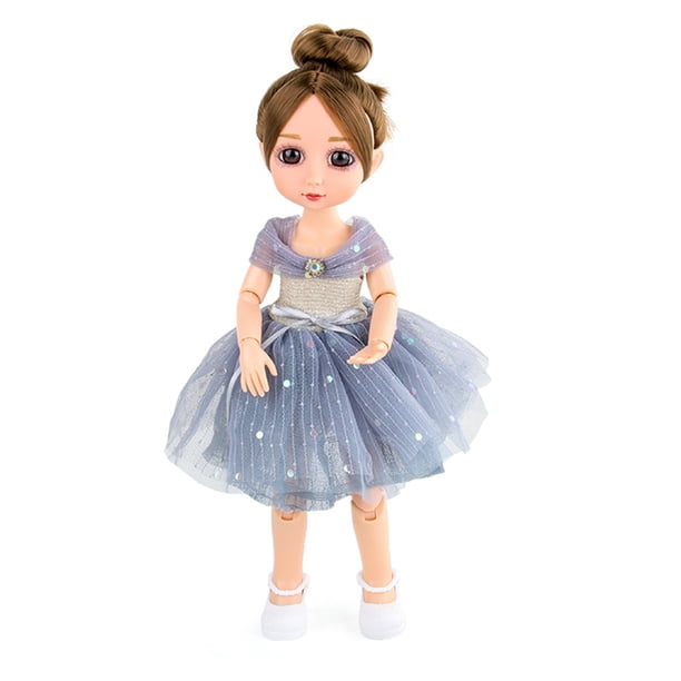 Vogacara Muñeca de niña, juguete interesante para niños, modelo delicado y sencillo para niñas, juguetes para niños pequeños para regalo Muñecas y casas de muñecas