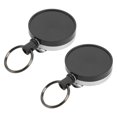 thumbnail image 1 of Porte-clés Rétractable, Finition Brillante Corde en Acier Inoxydable 2PCS pour Usage Domestique, 1 of 8
