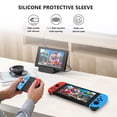 thumbnail image 5 of FIEWESEY Case for Nintendo Switch - Silicone Joy Con Case for Nintendo Switch & Switch OLED - Protective Switch Controller Case Cover - Blue+Red, 5 of 6