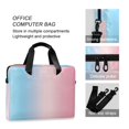 thumbnail image 4 of FORMRS 16" Laptop Sleeve Bag Carrying Case with Handle Travel Shoulder Briefcase, Light Pink Gradient, 4 of 8